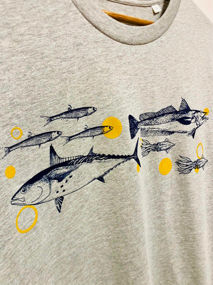 T-shirt manches longues homme/unisexe - FRITURE DU JOUR BONJOUR