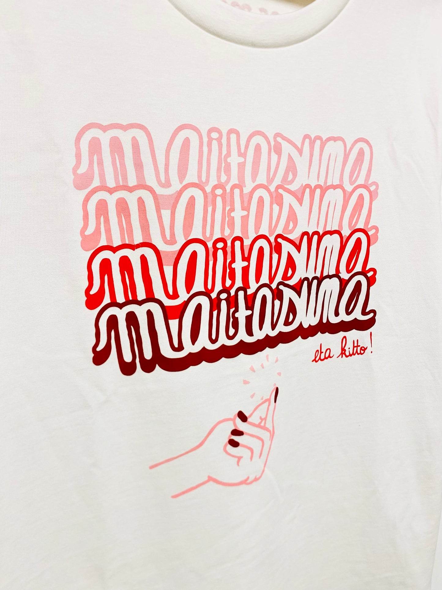 T-shirt manches courtes femme - MAITASUNA ETA KITTO !