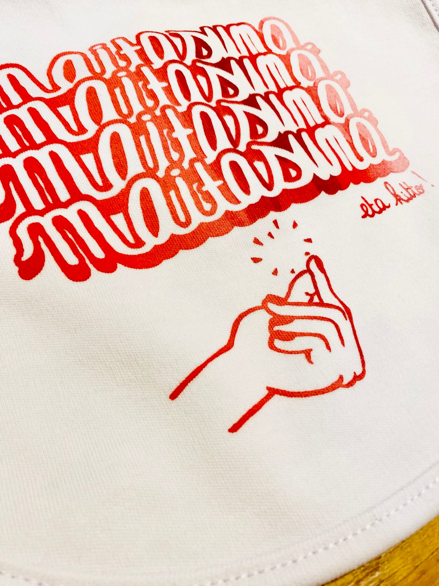 MAITASUNA ETA KITTO organic cotton bib! 