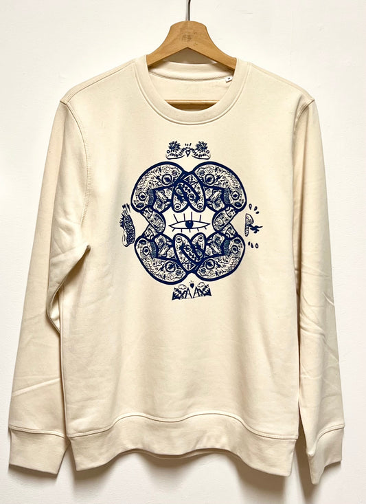 Sweat unisexe col rond  - AMARAUNA
