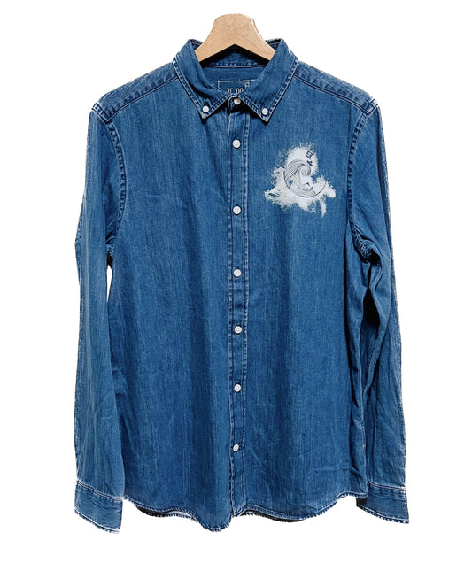 Chemise manches longues Denim - PIRATE DE PAPIER