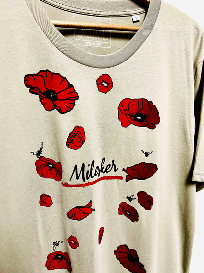 Camiseta de manga corta para hombre - MILESKER/MERCI 