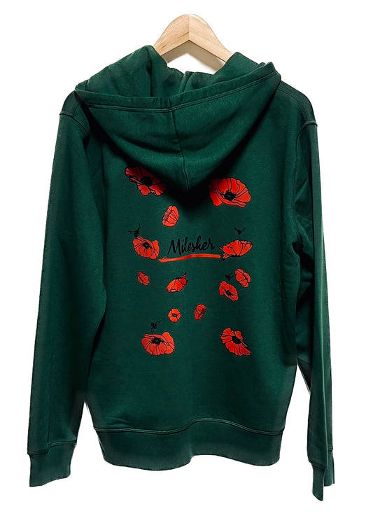 Veste sweat zippée à capuche UNISEXE - MILESKER/MERCI