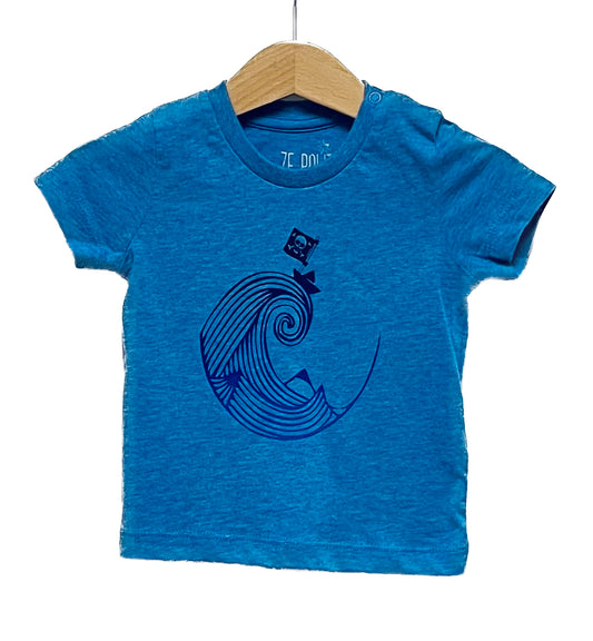 T-shirt manches courtes bébé PIRATE DE PAPIER