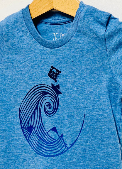 T-shirt manches courtes bébé PIRATE DE PAPIER