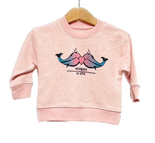 Sweat bébé col rond 🖤KOSTALDEA🖤LA CÔTE🖤