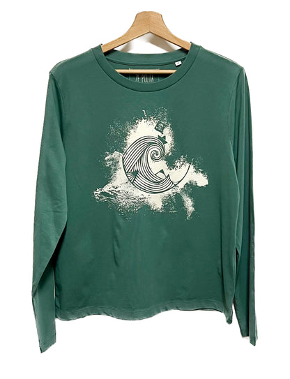 T-shirt manches longues femme - PIRATE DE PAPIER