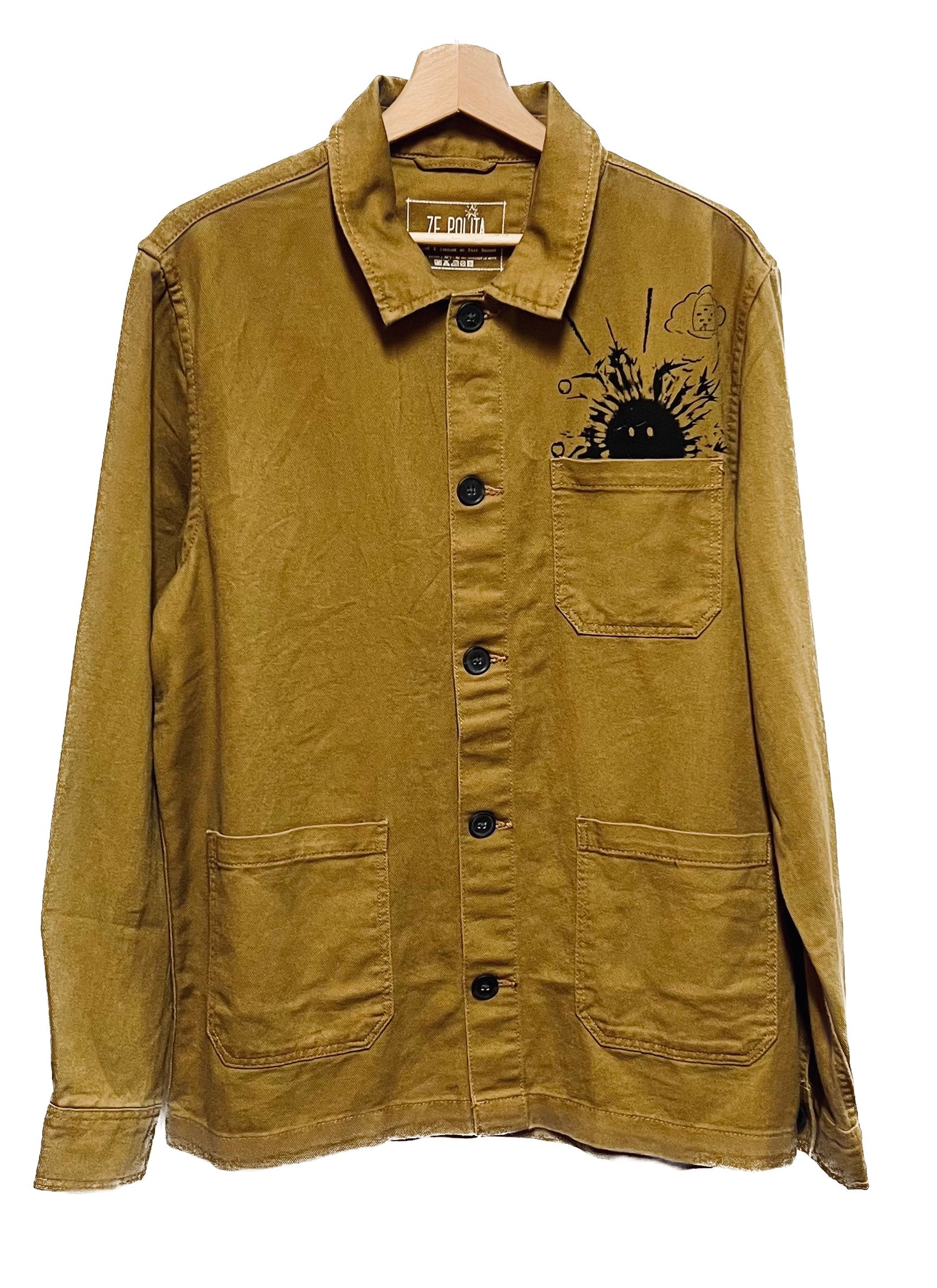 Veste façon veste de travail délavée unisexe - ETXEA