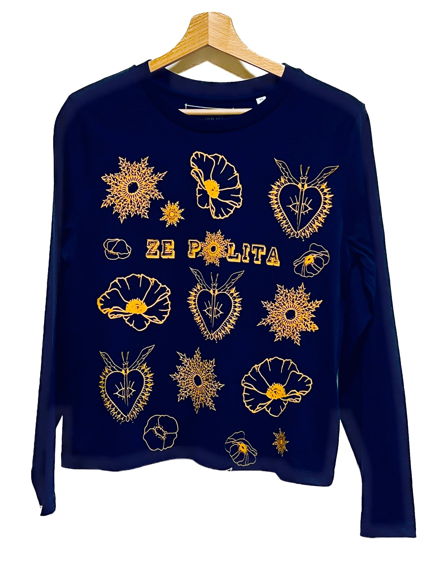 T-shirt manches longues femme - GRIGRI KUTUN ZE POLITA