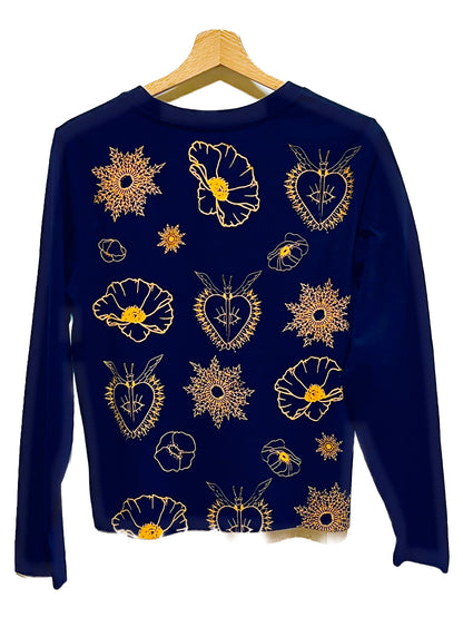 T-shirt manches longues femme - GRIGRI KUTUN ZE POLITA