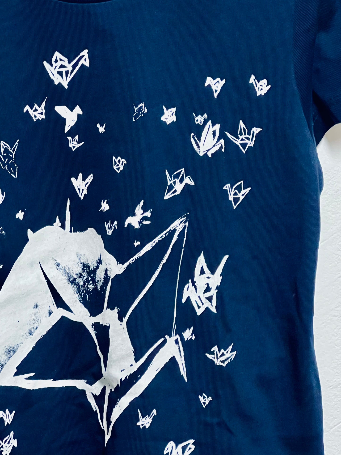 Camiseta de manga corta para niños - 1000 GRÚAS EN LA RHUNE 