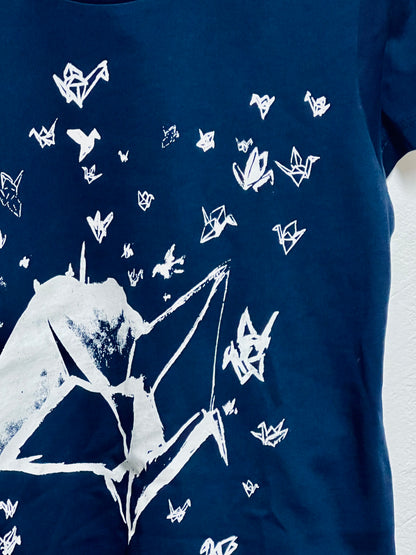 Camiseta de manga corta para niños - 1000 GRÚAS EN LA RHUNE 