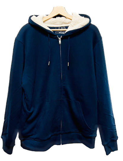 Veste Sweatshirt à capuche UNISEXE entièrement doublée SHERPA - PIRATE DE PAPIER