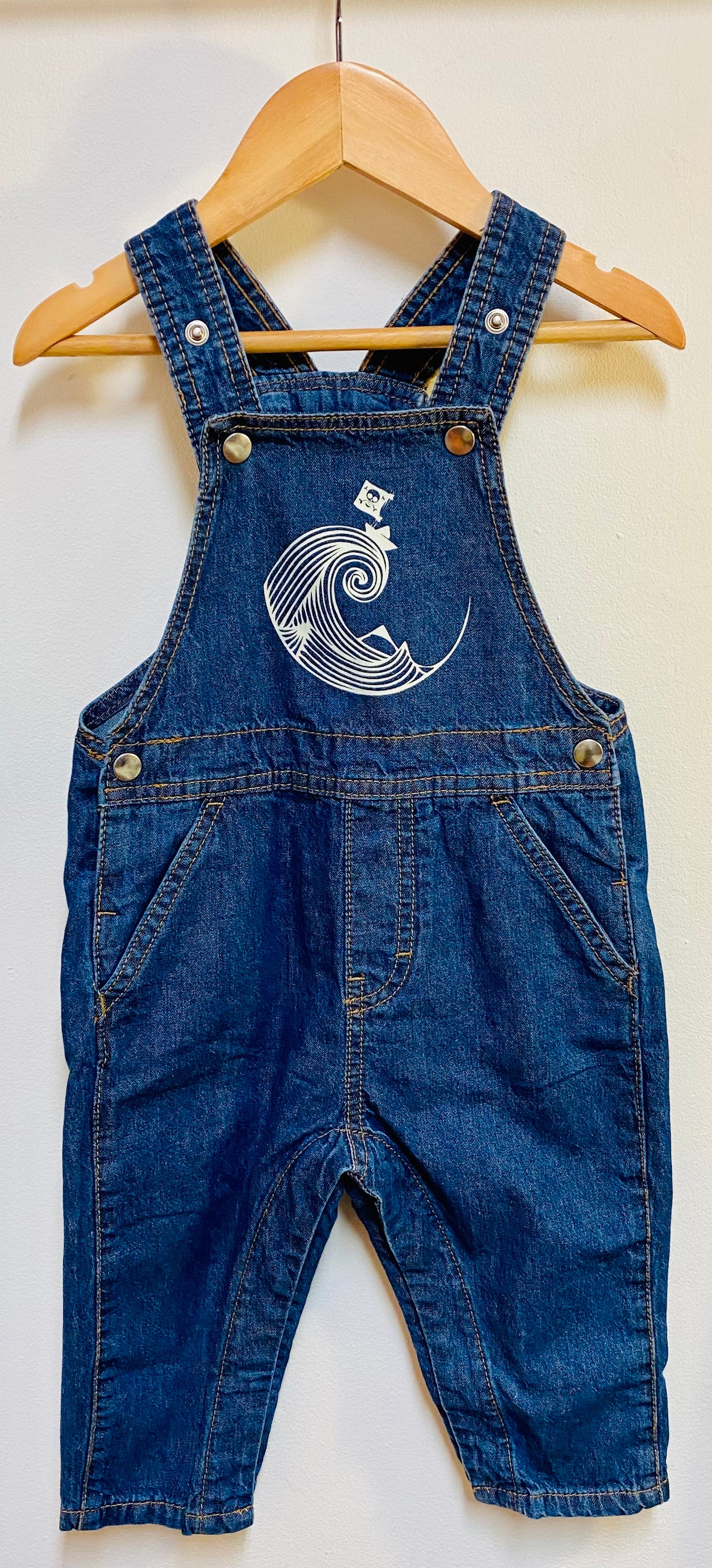 PAPER PIRATE denim overalls 
