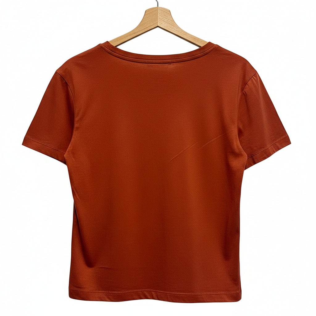 T-shirt femme col rond fluide - MILESKER