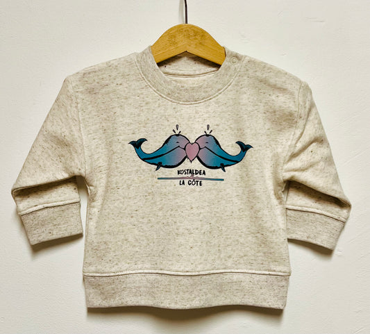 Sweat bébé col rond 🖤KOSTALDEA🖤LA CÔTE🖤