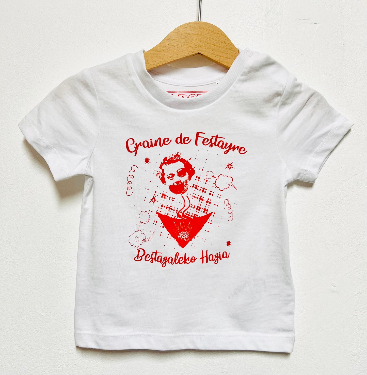 T-shirt manches courtes bébé BESTAZALEKO HAZIA - GRAINE DE FESTAYRE