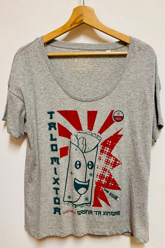 T-shirt col rond décolleté femme - TALO MIXTOA