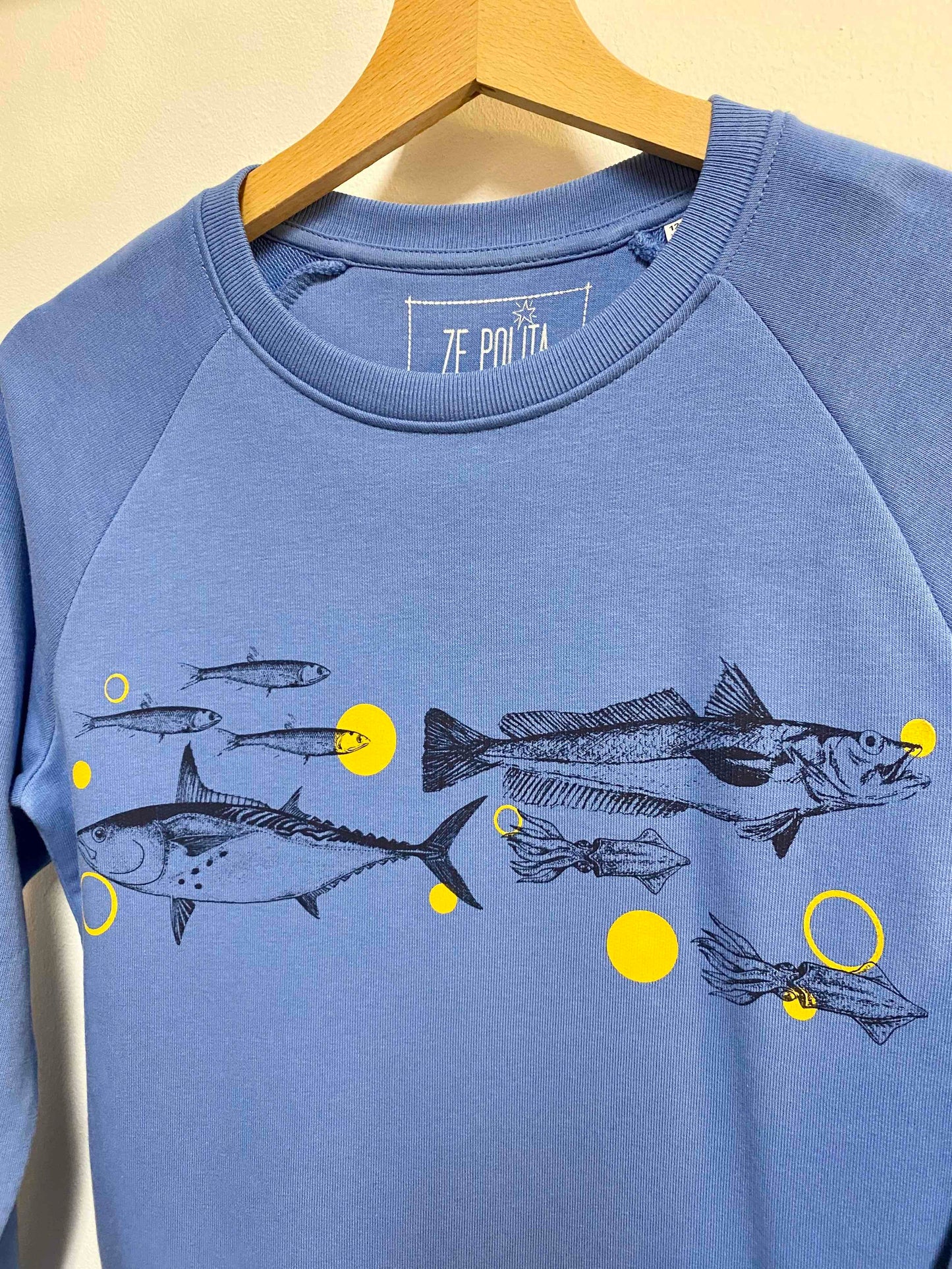 Sudadera de cuello redondo para niños - FRITURA DEL DÍA HOLA 