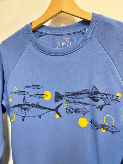 Sudadera de cuello redondo para niños - FRITURA DEL DÍA HOLA 