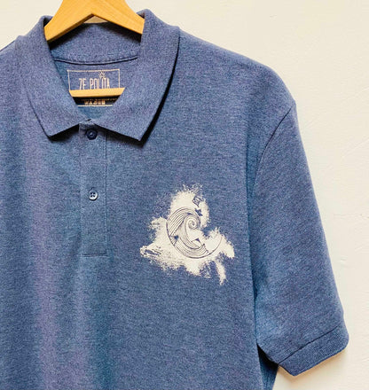 Polo manches courtes homme/unisexe - PIRATE DE PAPIER