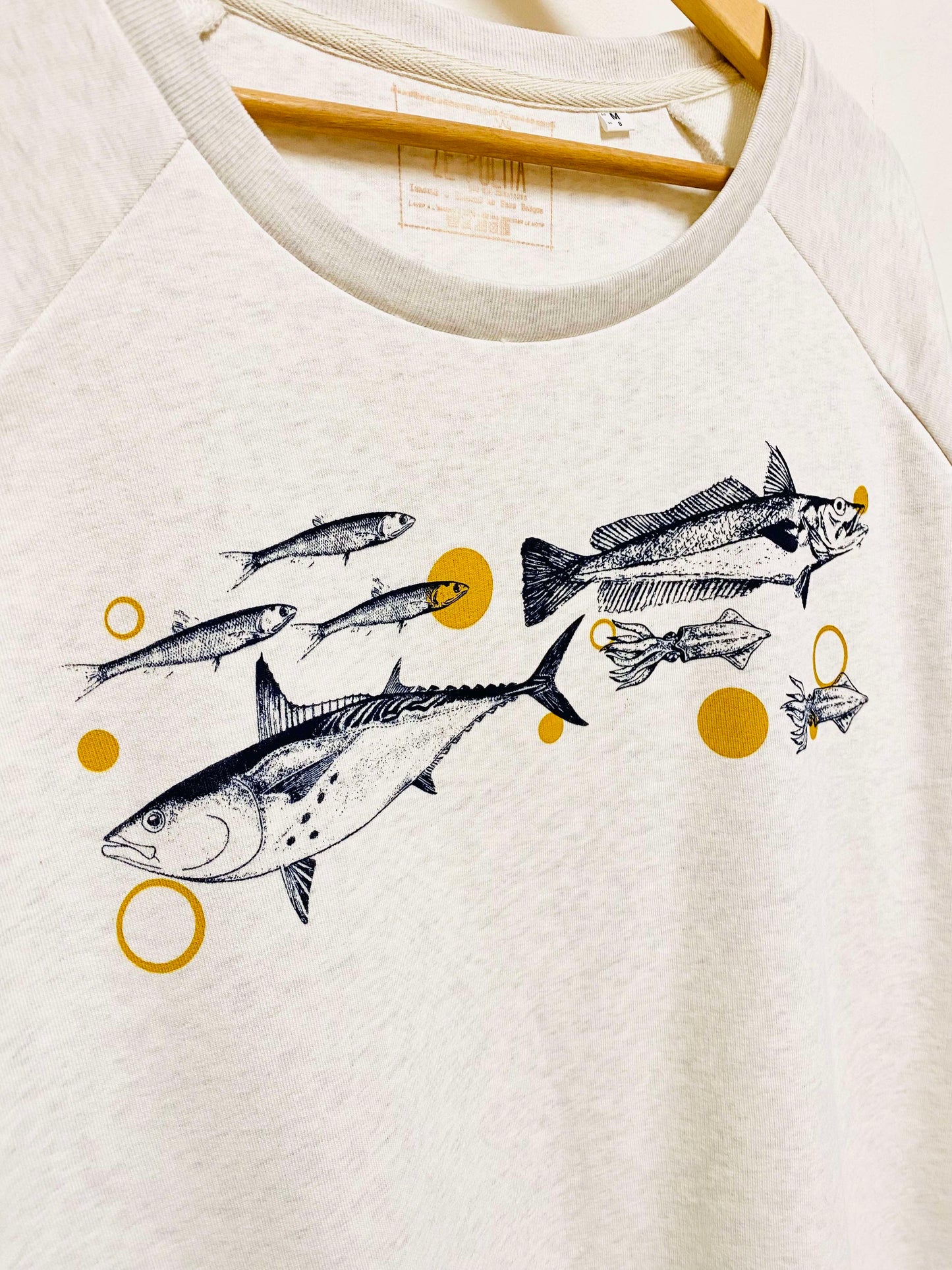 Sweat femme col bateau coupe confortable - FRITURE DU JOUR BONJOUR