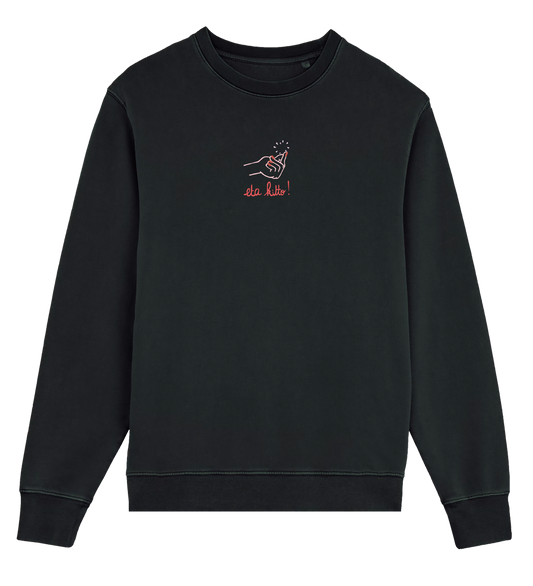 Sweat col rond unisexe - MAITASUNA ETA KITTO !