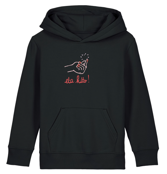 Sweat à capuche enfant - MAITASUNA ETA KITTO !