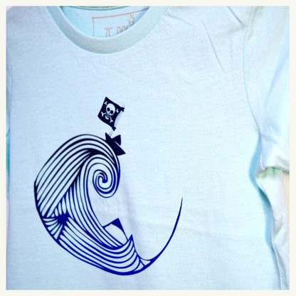 T-shirt manches courtes bébé PIRATE DE PAPIER