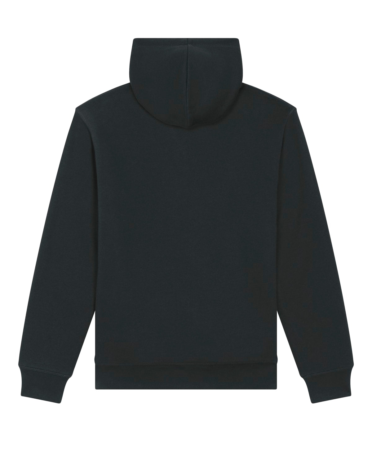 Veste Sweatshirt à capuche UNISEXE entièrement doublée SHERPA _ NOIRE - SUR COMMANDE A PERSONNALISER