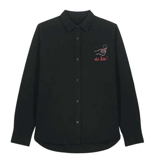 Chemise en coton bio femme - MAITASUNA ETA KITTO !