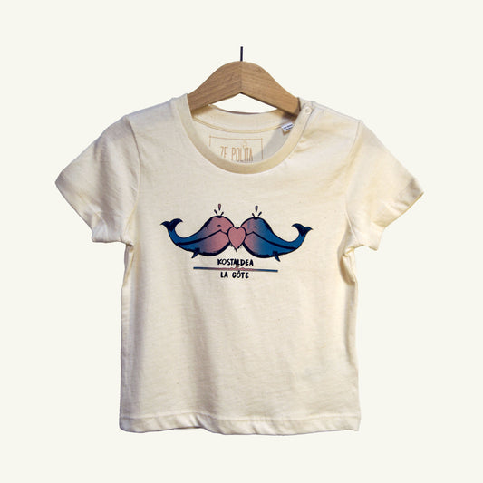 Baby short sleeve t-shirt 🖤KOSTALDEA🖤LA CÔTE🖤