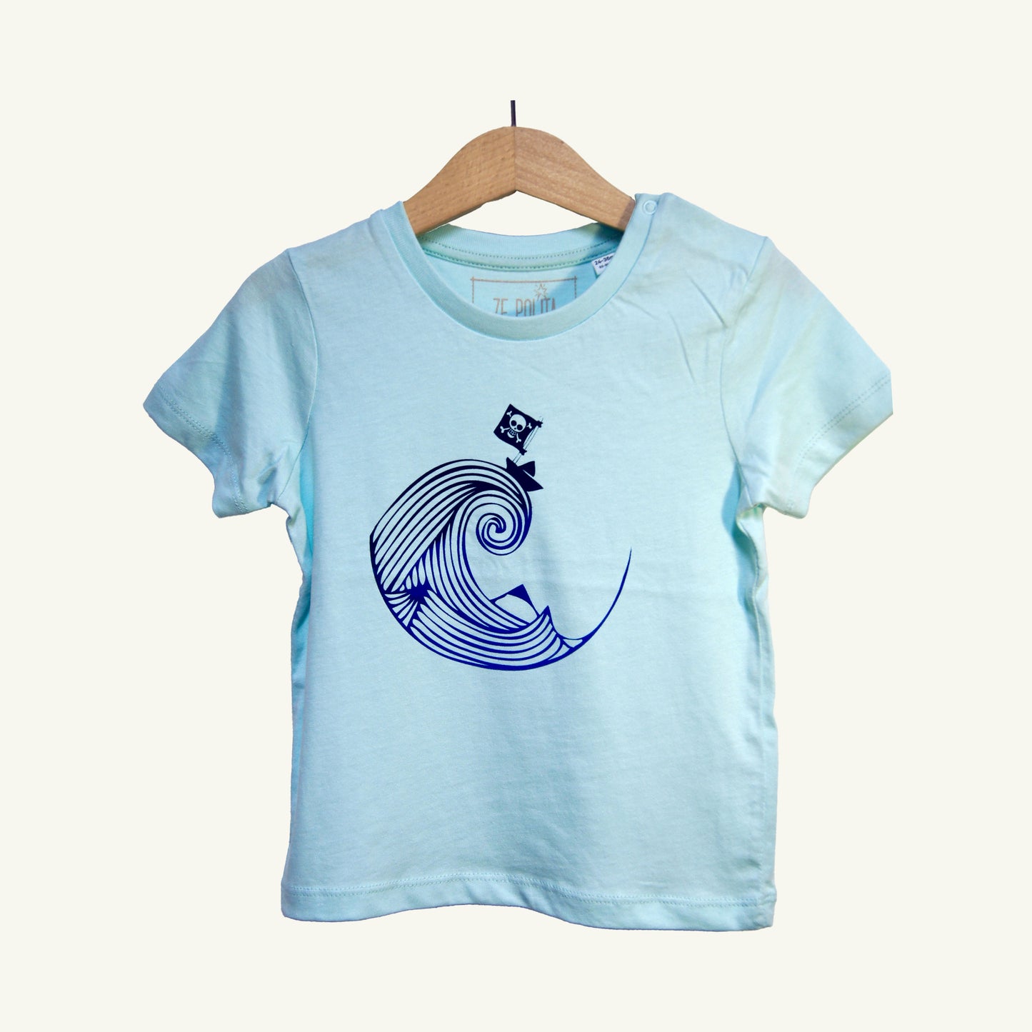 PAPER PIRATE baby short sleeve t-shirt