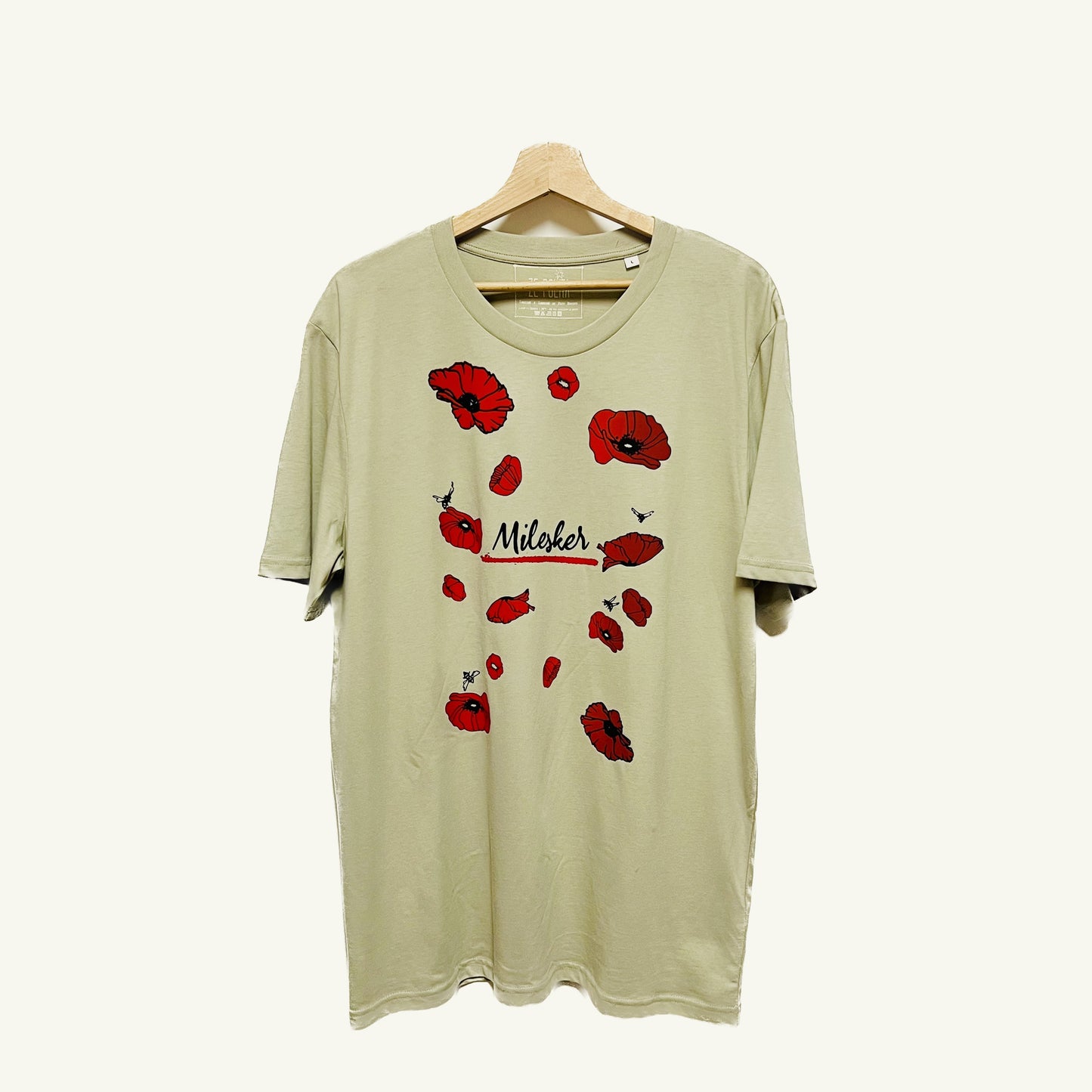 Camiseta de manga corta para hombre - MILESKER/MERCI 